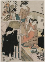 Chushingura: Act IX of The Storehouse of Loyalty, late 1790s. Kitagawa Utamaro (Japanese,