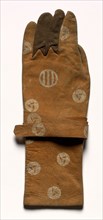 Pair of Archer's Gloves, 1800s. Japan, 19th century. Chamois leather; overall: 35.4 x 12.5 cm (13