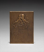 Medallion (reverse). Jules Dupré (French, 1811-1889). Bronze; overall: 6.4 x 4.8 cm (2 1/2 x 1 7/8