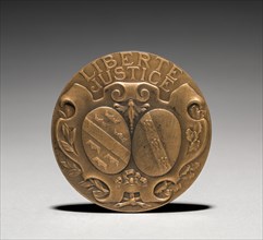 Medallion (reverse). Charles-Theodore Perron (French, 1862-1934). Bronze; diameter: 6.7 cm (2 5/8