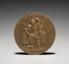 Medallion (obverse). Charles-Theodore Perron (French, 1862-1934). Bronze; diameter: 6.7 cm (2 5/8