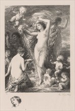 Venus Anadyomene, 1898. Henri Fantin-Latour (French, 1836-1904). Lithograph