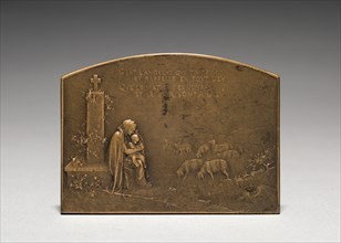 Medallion (reverse). Jules Dupré (French, 1811-1889). Bronze; overall: 5.1 x 7 cm (2 x 2 3/4 in.).