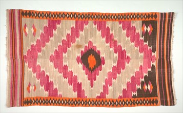 Blanket/ Sarape, c. 1890-1900. America, Native North American, Southwest, Rio Grande Hispanic,
