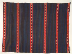 Wearing Blanket with Moki (Moqui) Stripes, 1865-1875. America, Native North American, Southwest,