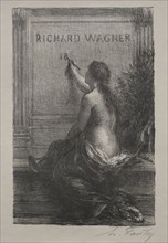 Immortality, 1886. Henri Fantin-Latour (French, 1836-1904). Lithograph; platemark: 22.9 x 14.8 cm