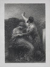 Le mage Baltajar et Fatime, 1891. Henri Fantin-Latour (French, 1836-1904). Lithograph