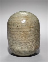 Wine Cask with Stamped Floral Decoration, pre-Goryeo period (918-1392). Korea, Joseon dynasty