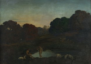 Pastoral Scene, 1911. René Ménard (French, 1862-1930). Oil on fabric; unframed: 177.8 x 250 cm (70