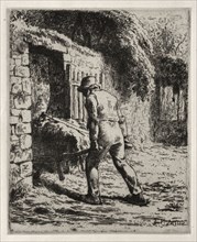 Peasant Returning from the Manure Heap, 1855-1856. Jean-François Millet (French, 1814-1875).