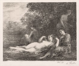 The Bathers, 1898. Henri Fantin-Latour (French, 1836-1904). Lithograph