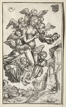 The Ecstasy of Saint Mary Magdalene, 1506. Lucas Cranach (German, 1472-1553). Woodcut