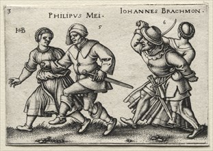 The Village Wedding:  Philipus Mei / Johannes Brachmon, 1546. Hans Sebald Beham (German, 1500-1550)