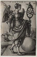 Fortune, 1541. Hans Sebald Beham (German, 1500-1550). Engraving