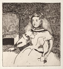 L'infante Marguerite. Edouard Manet (French, 1832-1883). Etching
