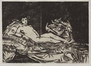 Olympia. Edouard Manet (French, 1832-1883). Etching