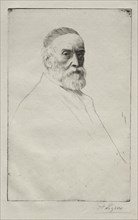 G. F. Watts. Alphonse Legros (French, 1837-1911). Drypoint