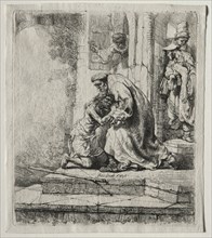 Return of the Prodigal Son, 1636. Rembrandt van Rijn (Dutch, 1606-1669). Etching; sheet: 16.4 x 14