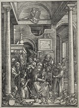 Life of the Virgin:  Adoration of the Virgin and Child by Saints and Angels, 1504-1505. Albrecht