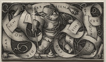 The Little Buffoon, 1542. Hans Sebald Beham (German, 1500-1550). Engraving