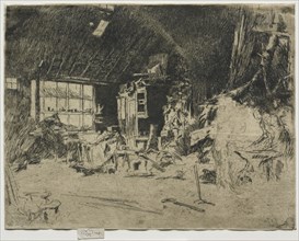 The Smithy. James McNeill Whistler (American, 1834-1903). Etching