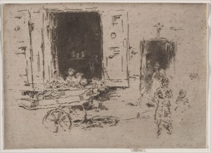 The Barrow, Brussels. James McNeill Whistler (American, 1834-1903). Etching