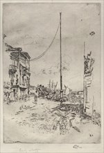 The Little Mast, 1880. James McNeill Whistler (American, 1834-1903). Etching