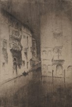 Nocturne:  Palaces. James McNeill Whistler (American, 1834-1903). Etching
