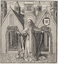 Sancta Rega, 1512-1516. Leonhard Beck (German, c. 1480-1542). Woodcut
