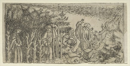 2: Dante Lost in the Wood: Escaping and Meeting Virgil, Canto I, 1481. Baccio Baldini (Italian, c.