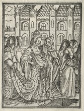 The Dance of Death:  The Cardinal; The Empress. Hans Holbein (German, 1497/98-1543). Woodcut