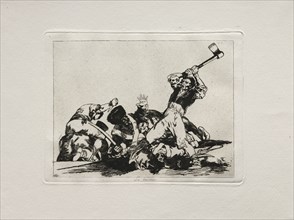 The Horrors of War:  The Same. Francisco de Goya (Spanish, 1746-1828). Etching
