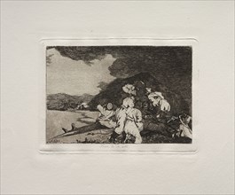 The Horrors of War:  It Serves You Right. Francisco de Goya (Spanish, 1746-1828). Etching and