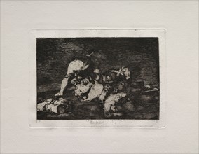 The Horrors of War:  Nor (Do These) Either. Francisco de Goya (Spanish, 1746-1828). Etching