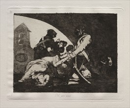 The Horrors of War:  Neither Do These. Francisco de Goya (Spanish, 1746-1828). Etching
