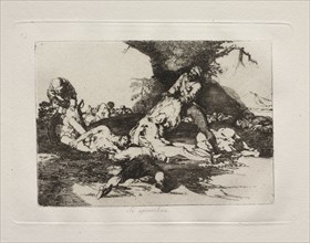The Horrors of War:  They Make Use of Them. Francisco de Goya (Spanish, 1746-1828). Etching