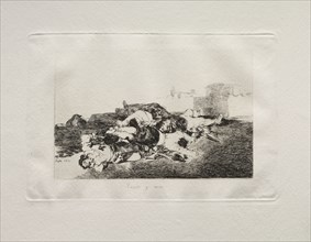 The Horrors of War:  Even Worse, 1810. Francisco de Goya (Spanish, 1746-1828). Etching