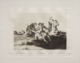 The Horrors of War:  Charity, 1810. Francisco de Goya (Spanish, 1746-1828). Etching
