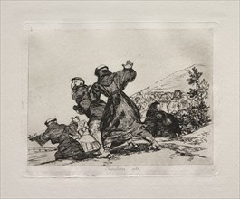 The Horrors of War:  This Too. Francisco de Goya (Spanish, 1746-1828). Etching