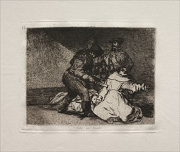 The Horrors of War:  This Is Bad. Francisco de Goya (Spanish, 1746-1828). Etching