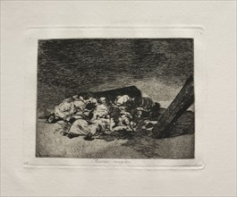 The Horrors of War:  Harvest of the Dead. Francisco de Goya (Spanish, 1746-1828). Etching and
