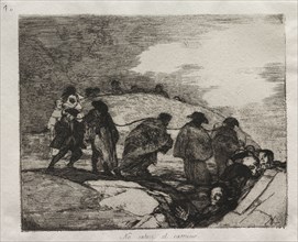 The Horrors of War:  They Do Not Know The Way. Francisco de Goya (Spanish, 1746-1828). Etching