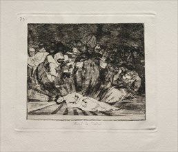The Horrors of War:  Truth Has Died. Francisco de Goya (Spanish, 1746-1828). Etching