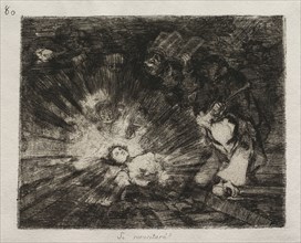The Horrors of War:  Will She Rise Again?. Francisco de Goya (Spanish, 1746-1828). Etching