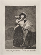 Caprichos:  For Heaven's Sake: and It Was Her Mother.. Francisco de Goya (Spanish, 1746-1828).