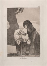 2027: Caprichos:  Hush!. Francisco de Goya (Spanish, 1746-1828). Etching and aquatint