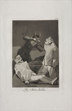 Caprichos:  The Chinchillas. Francisco de Goya (Spanish, 1746-1828). Etching and aquatint