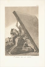 Caprichos:  And Still They Don't Go!. Francisco de Goya (Spanish, 1746-1828). Etching and aquatint