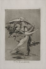 2027: Caprichos:  You Will Not Escape. Francisco de Goya (Spanish, 1746-1828). Etching and aquatint