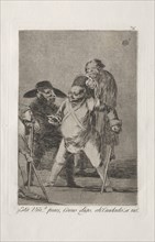 Caprichos:  You understand?...Well, as I say...eh!  Look out!  Otherwise.... Francisco de Goya